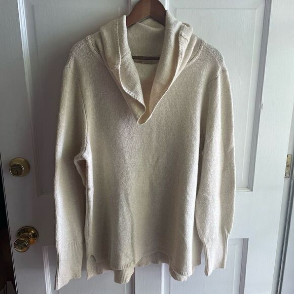 DKNY | cozy cream cowl neck sweater XL - Picture 1 of 10